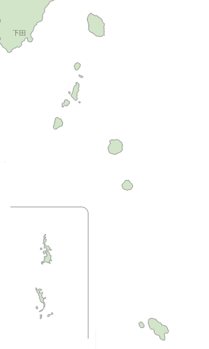 伊豆諸島・小笠原の地図